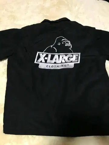XLARGE 블랙 속기모 나일론 자켓 S 사이즈