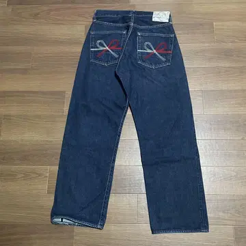 Evisu 미즈히키 자수 스트레이트 데님 w31