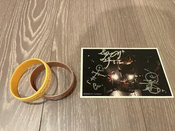 Saucy Dog 사인 카드와 러버 밴드 radwimps