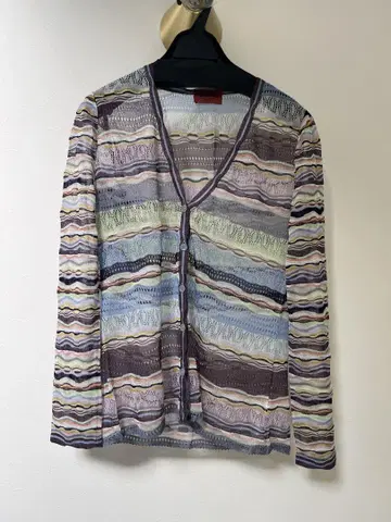 MISSONI 멀티 컬러 니트 가디건 이탈리아제