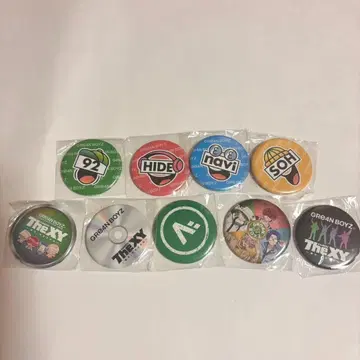 156. GRe4N BOYZ 캔뱃지 9개 세트