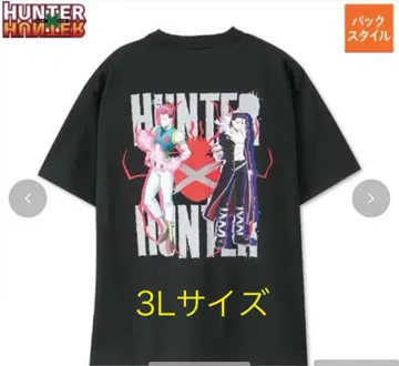 HUNTER x HUNTER 블랙 T셔츠 3L 사이즈