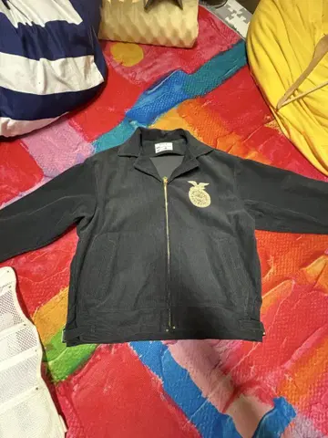 코듀로이 블랙 집업 자켓