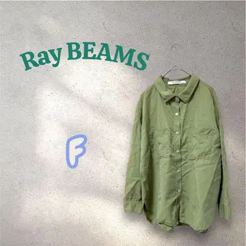 Ray BEAMS 레이빔즈 리오셀 100% 오버 사이즈 셔츠