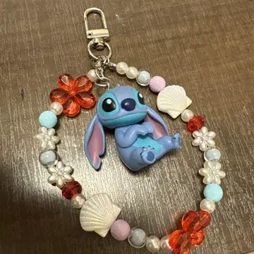 영화 실사 릴로 & 스티치 마스코트 비즈 스트랩 마스코트 키링