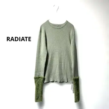 RADIATE 택 포함 새상품 퍼 소매 티셔츠