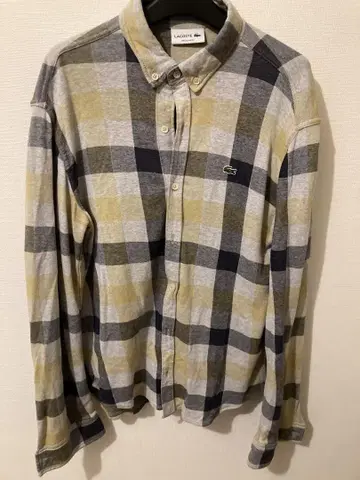 라코스테 LACOSTE 체크 무늬 셔츠