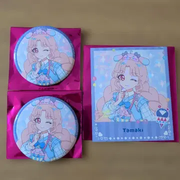 아이프리 월드 타마키 캔뱃지 프리파샤 레어