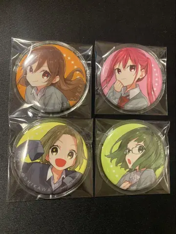 호리미야 카페 캔뱃지 요시카와 유키 아야사키 레미 호리 쿄코 코노 사쿠라