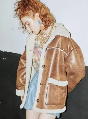 jouetie 무스탕 코트