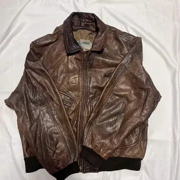 FLY JACKET 가죽 자켓 빈티지 올드 XL 사이즈