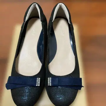 camelot 글리터 플랫슈즈 24.5cm