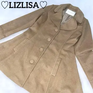 새상품급 LIZLISA 리즈리사 A라인 롱 코트 베이지 체스터