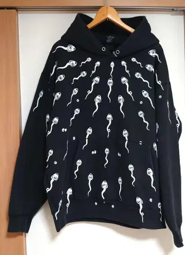 FAR STAR 스펠마 후드티 CROSS STITCH