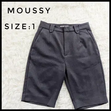 [ 새상품급 ] MOUSSY 마우지 하프 팬츠 스트레치 슬림 사이즈 1
