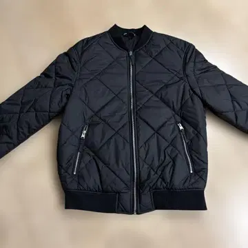 ZARA 블랙 충전솜 MA-1 자켓 퀼팅 사이즈 M