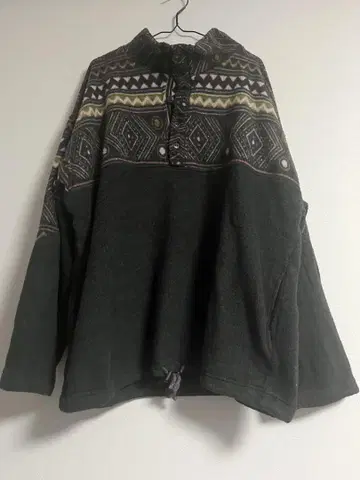 하프 지퍼 플리스 자켓