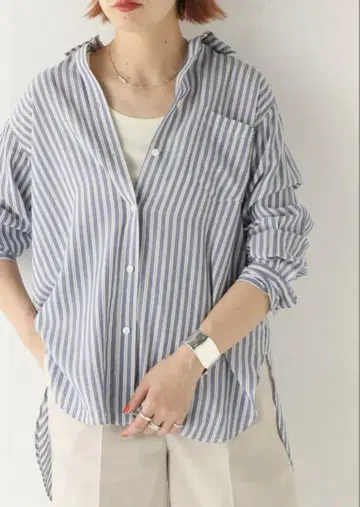 저널 스탠다드 스트라이프 셔츠