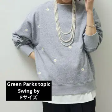 Green Parks topic 꽃무늬 맨투맨 풀오버