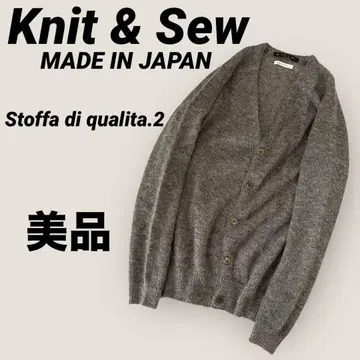새상품급 Knit & SeW 일본제 모헤어 가디건