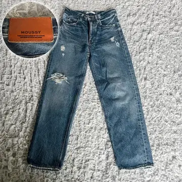 MOUSSY GBL MV JW 테이퍼드 데님 팬츠 24