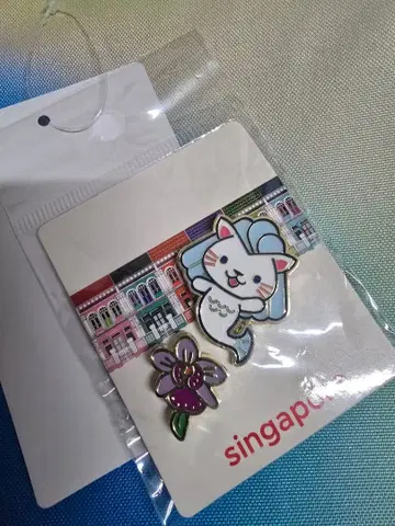 싱가포르 말리 박람회 핑 배지