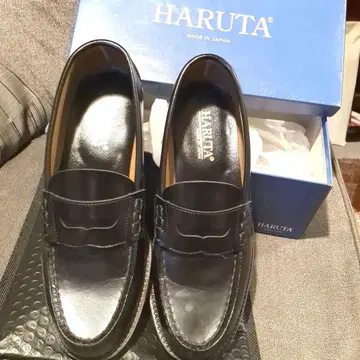 HARUTA / 블랙 로퍼 일본제