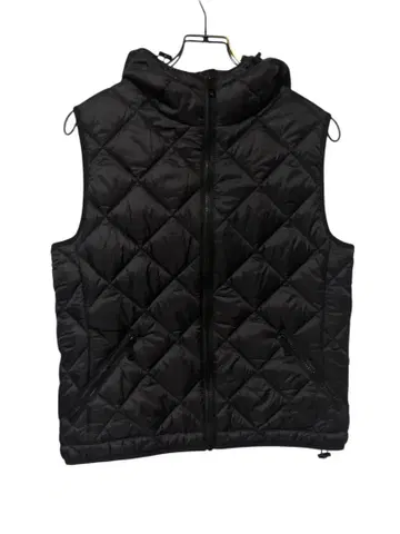 [ 새상품 ] ZARA 자라 택 포함 블랙 후드 부착 베스트