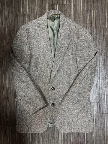 해리스 트위드 테일러드 자켓