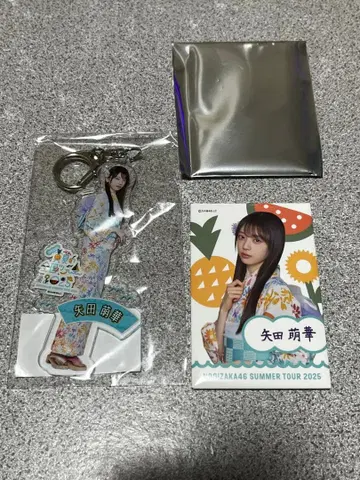 노기자카46 야타 모에카 아크릴 키링 개별 유카타 캔뱃지