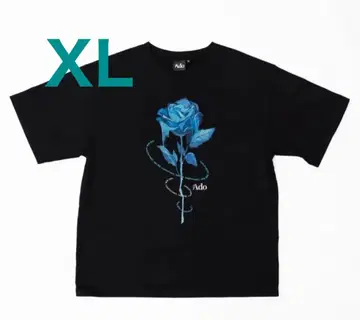 ado 5주년 POPUP 블루 로즈 T셔츠 XL 사이즈