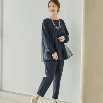 미사용 새상품 입학식 졸업식 세레모니 네이비 튤 절개 셋업