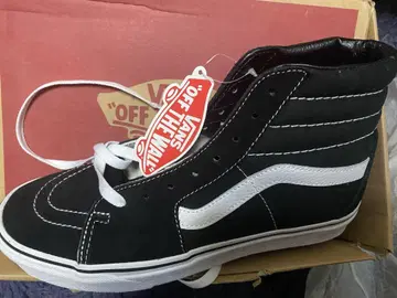 Vans SK8-Hi 블랙/화이트 8.0