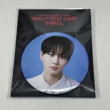enhypen walk the line final 캔뱃지 정원
