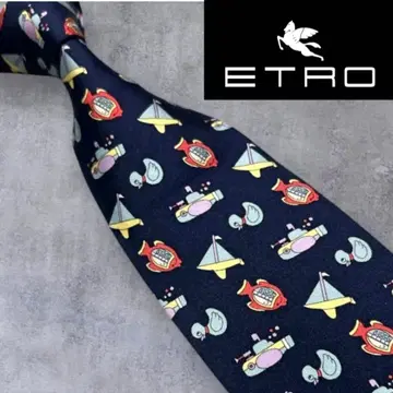 새상품급 세계 최고봉 ETRO 에트로 넥타이 오리 요트