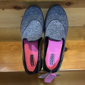 Skechers Go Walk 슬립온 그레이/핑크