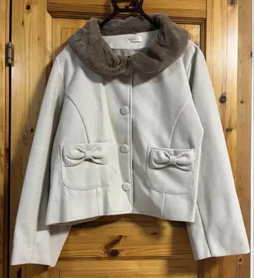 m petit 시마무라 아오키 미사코 베이지 숏코트 새상품 4L