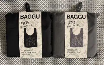 BAGGU 에코백 TOKYO 2색 세트 블랙과 그레이