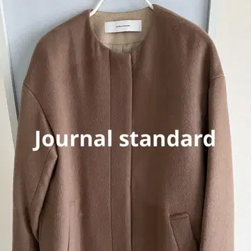 Journal standard 울 노카라 코트 카멜