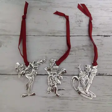 초레어 워너 브라더스 코요테 크리스마스 오너먼트 3체 세트