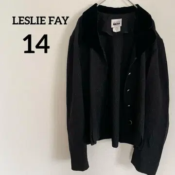 LESLIE FAY [ 14 ] 블랙 테일러드 자켓 블랙