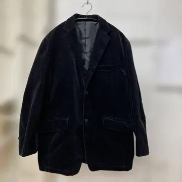 [미노야] 벨로아 테일러드 자켓 블랙 XL