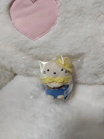 고양이(밀짚모자 & 데님) 테노리 봉제 인형 선물 캠페인 당선품