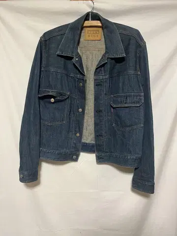 MEN'S BIGI 다크 블루 데님 자켓
