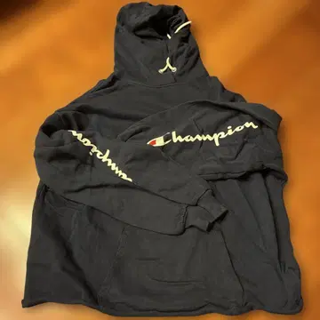 Champion 블랙 후드티 Women's M