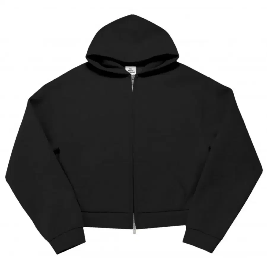 MJD X 코인서울 크롭 후드 집업 블랙 | Buy from Bunjang via Kfriday Proxy