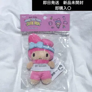 올리브영 산리오 큐티런 봉제 인형 키링 마이멜로디 새상품