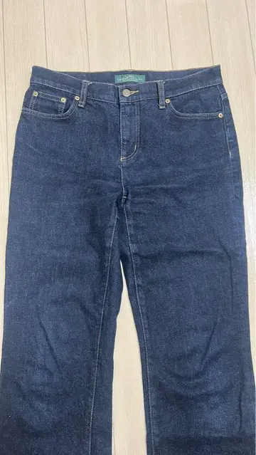 랄프 로렌 다크 네이비 데님 플레어 팬츠 빈티지 데님 초레어 데님
