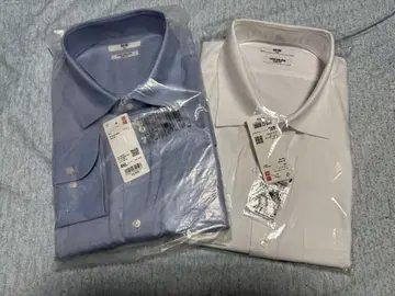 UNIQLO 슈퍼 논아이롱 슬림 셔츠 2장 세트