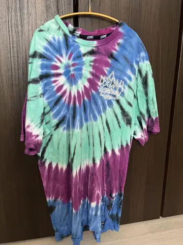 LEFLAH 타이 다이 셔츠